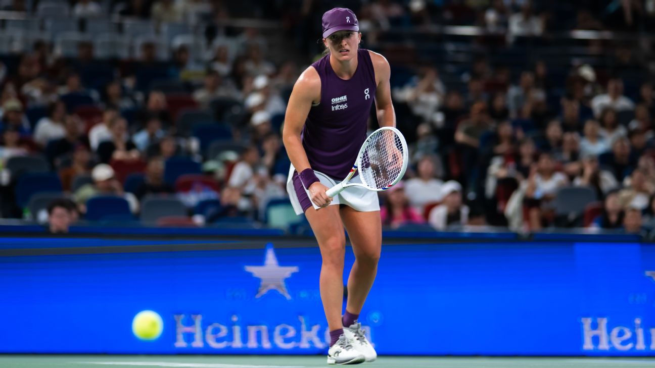 Article image accompanying Iga Swiatek out of Ningbo Open with thigh injury; may lose shot at Indian Wells on WagerUp Sports News. Article image accompanying Iga Swiatek out of Ningbo Open with thigh injury; may lose shot at Indian Wells on WagerUp Sports News.