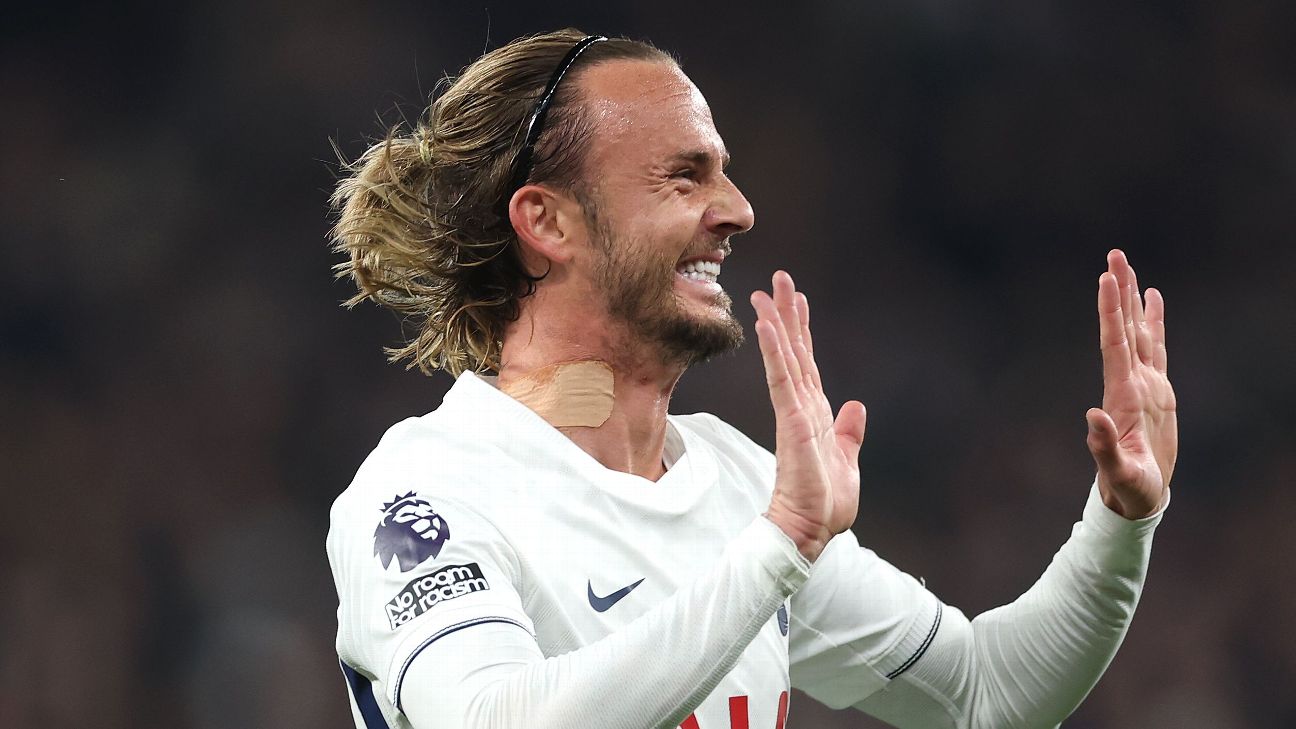 Article image accompanying James Maddison apologises to Coventry fans for Tottenham goal celebration on WagerUp Sports News. Article image accompanying James Maddison apologises to Coventry fans for Tottenham goal celebration on WagerUp Sports News.