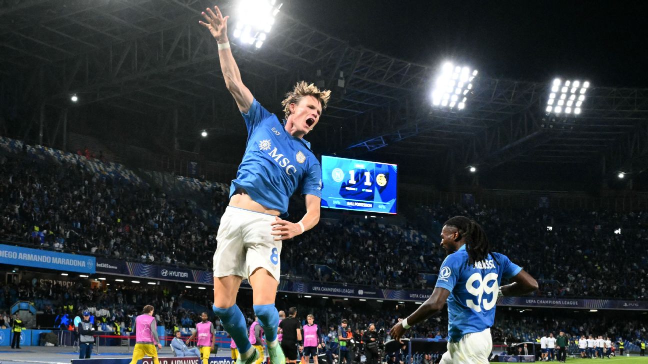 Article image accompanying Scott McTominay scores timely brace as Napoli overcome Bodo/Glimt on WagerUp Sports News. Article image accompanying Scott McTominay scores timely brace as Napoli overcome Bodo/Glimt on WagerUp Sports News.