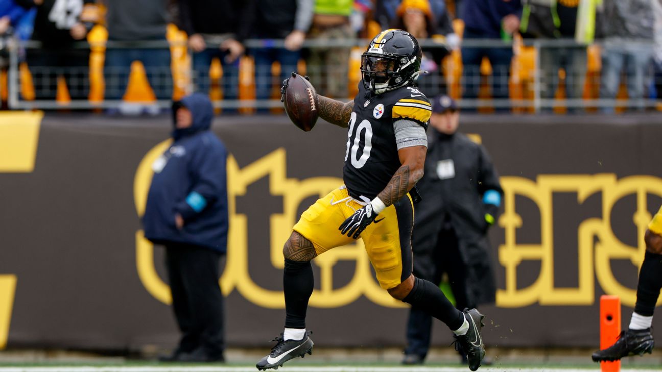 The Steelers' Jaylen Warren has 460 rushing yards this season, seventh most among running backs. — Article image accompanying Fantasy football matchup rankings: Upgrade Warren, downgrade Mahomes on WagerUp Sports News. The Steelers' Jaylen Warren has 460 rushing yards this season, seventh most among running backs. — Article image accompanying Fantasy football matchup rankings: Upgrade Warren, downgrade Mahomes on WagerUp Sports News.