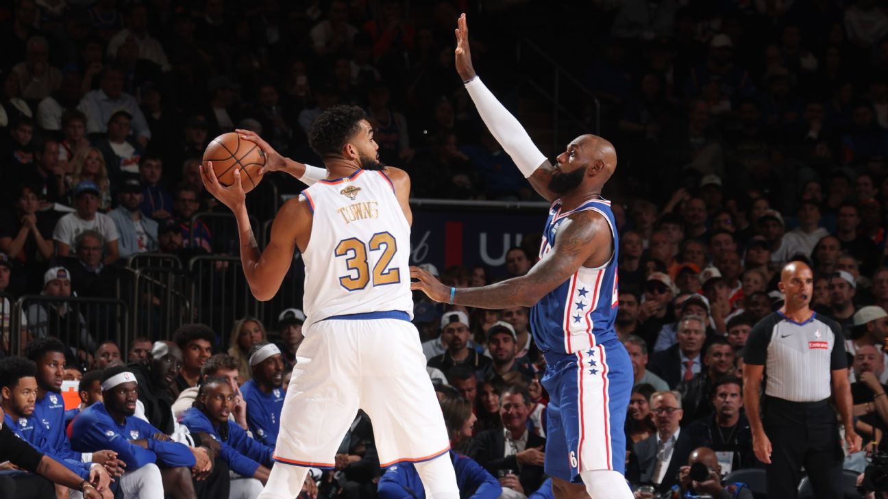 Article image accompanying Takeaways: LeBron at center?! Why the 76ers had to get creative on opening night on WagerUp Sports News. Article image accompanying Takeaways: LeBron at center?! Why the 76ers had to get creative on opening night on WagerUp Sports News.