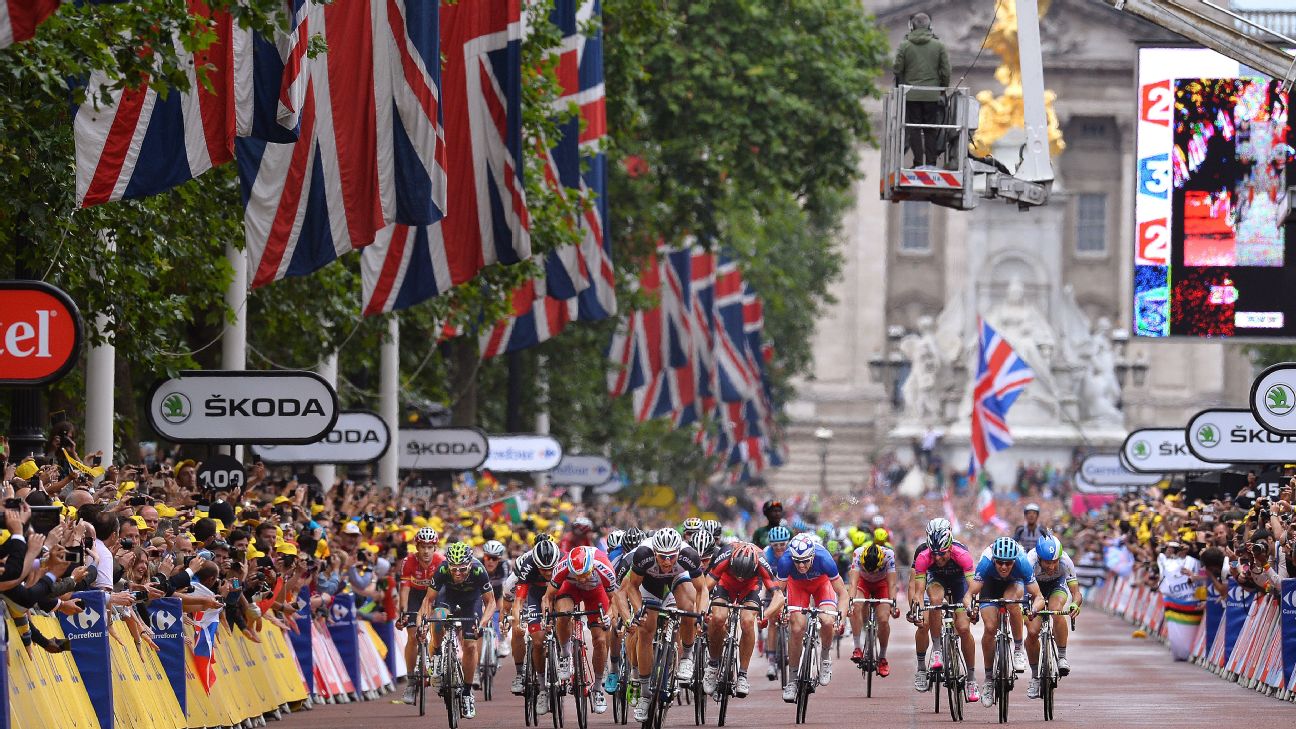 Stage 3 of the men's Tour de France in 2014 took place in London — Article image accompanying Women's Tour de France 2027 to feature stage past iconic London landmarks on WagerUp Sports News. Stage 3 of the men's Tour de France in 2014 took place in London — Article image accompanying Women's Tour de France 2027 to feature stage past iconic London landmarks on WagerUp Sports News.