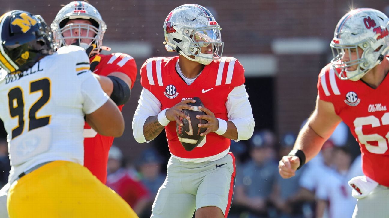 SEC elimination games, tests for new top two and 26 other things to watch in CFB Week 8