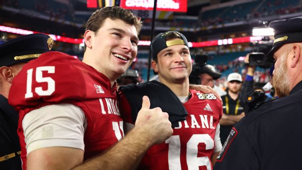 Fernando Mendoza made his mark in college football last season alongside his brother, Alberto, at Indiana.