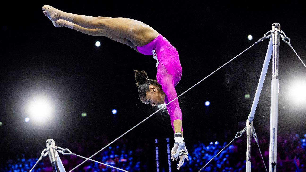 Article image accompanying Skye Blakely adds to gymnastics worlds medal haul; Fred Richard wins men's floor on WagerUp Sports News.