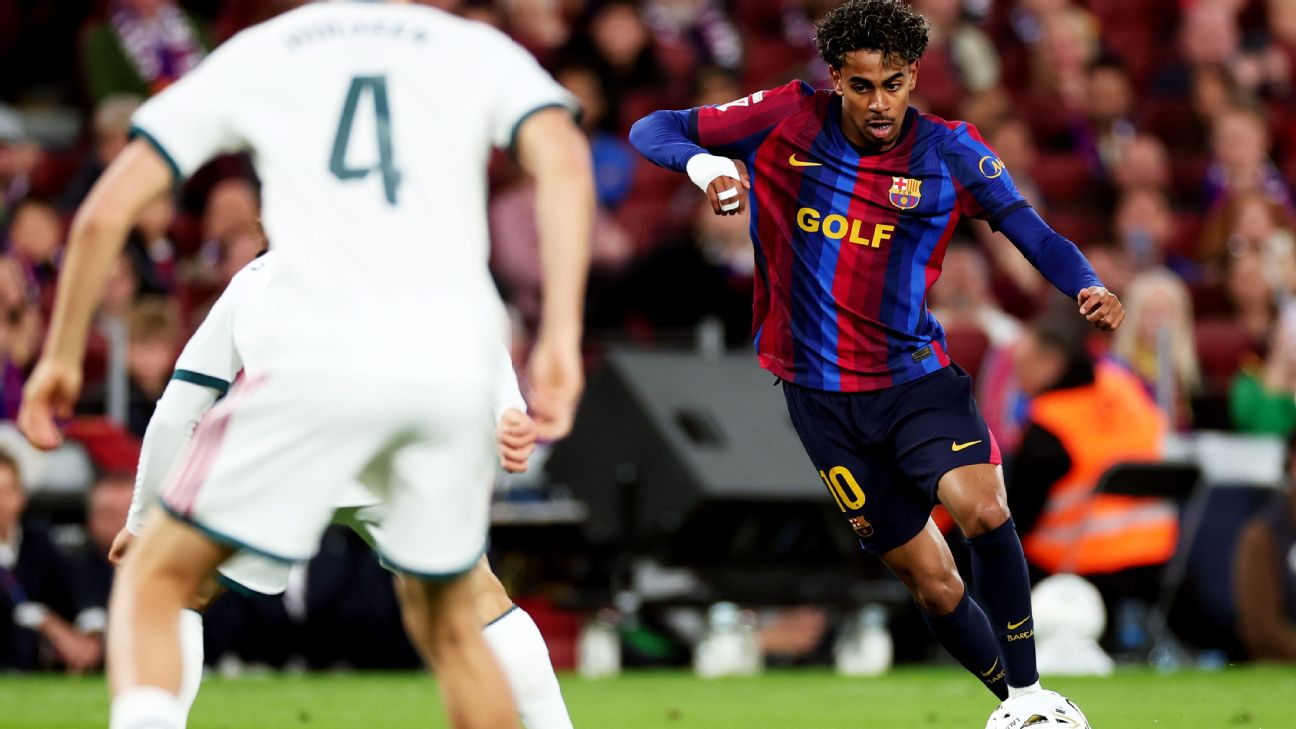 Article image accompanying Barcelona vs Real Madrid LIVE: LaLiga updates as Mbappe goes closest so far in goalless Clásico on WagerUp Sports News.
