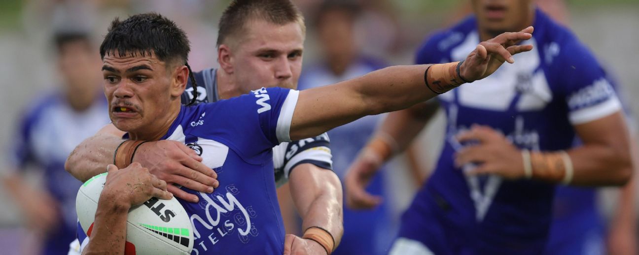 Taye Cochrane of the Bulldogs is tackled. — Article image accompanying NRL transfer whispers: Cochrane set for Ipswich Jets on WagerUp Sports News. Taye Cochrane of the Bulldogs is tackled. — Article image accompanying NRL transfer whispers: Cochrane set for Ipswich Jets on WagerUp Sports News.