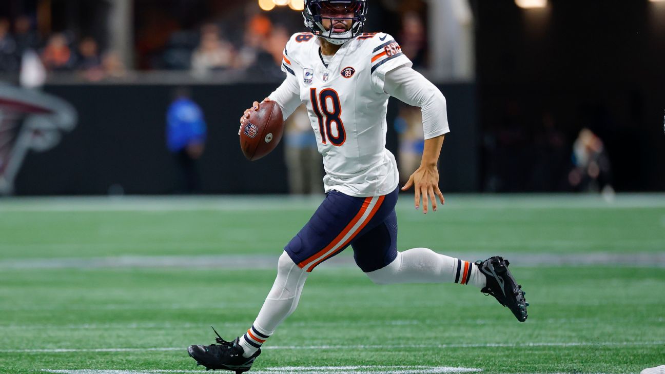 Source: Bears quarterback Caleb Williams fined again for cleats