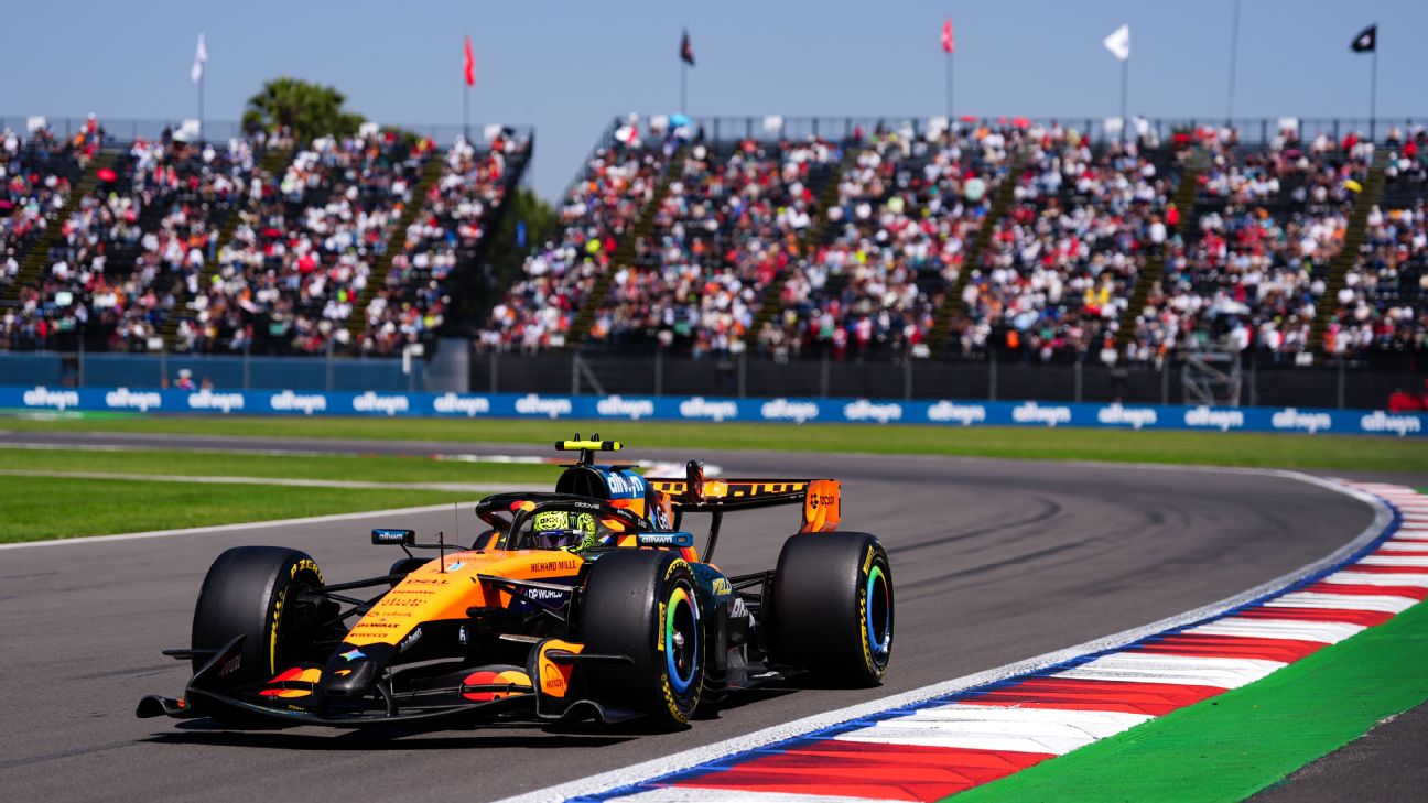 Norris beats Antonelli to top Mexico final practice